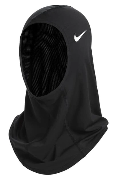 Shop Nike Pro Hijab In Black/ White