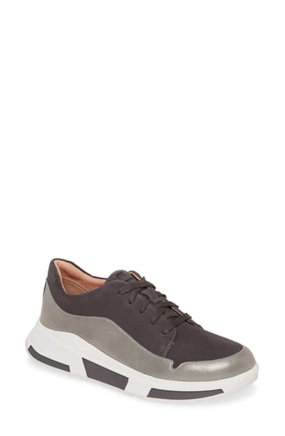 Shop Fitflop Freya Sneaker In Grey Suede