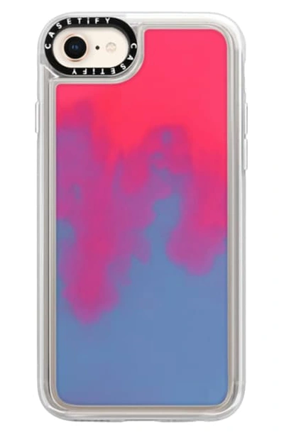 Shop Casetify Neon Sand Iphone 7/8 Pro Max Case In Hotline