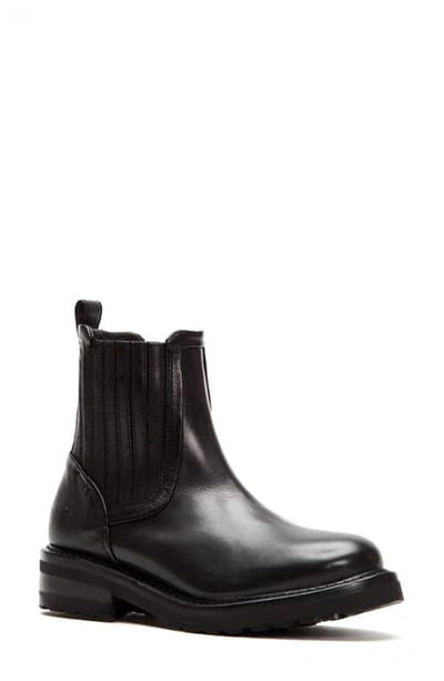 Shop Frye Ella Chelsea Boot In Black Leather