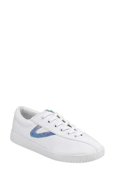 Shop Tretorn Nylite Plus Sneaker In Vntg White/ Pink/ Blue/ Green
