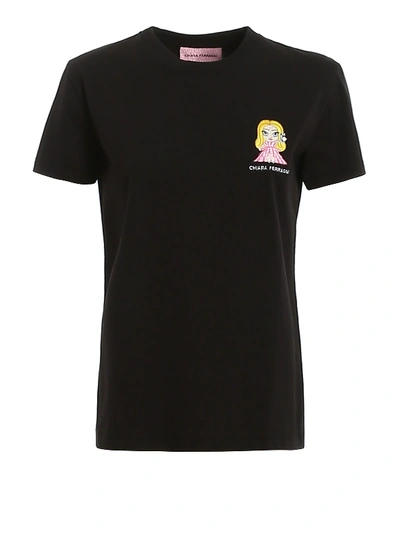 Shop Chiara Ferragni Cfmascotte T-shirt In Black