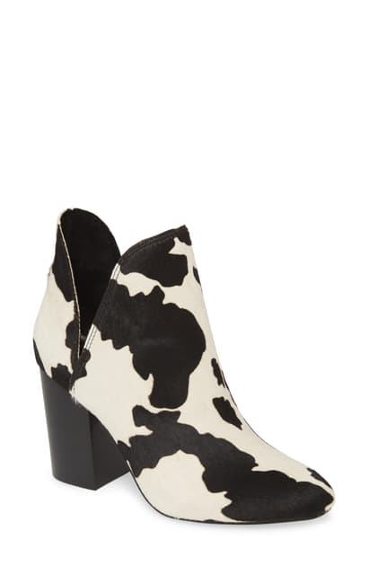 steve madden calf hair bootie