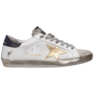 Shop Golden Goose Men's Shoes Leather Trainers Sneakers Superstar In White