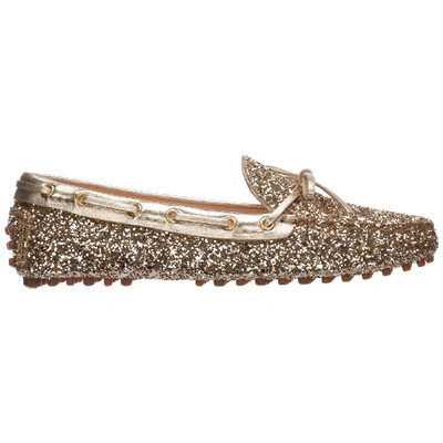 Shop Car Shoe Women's Loafers Moccasins In Gold