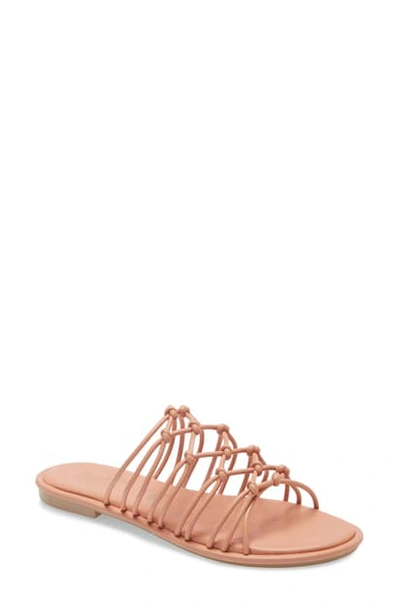 Shop Seychelles Authentic Slide Sandal In Coral Faux Leather
