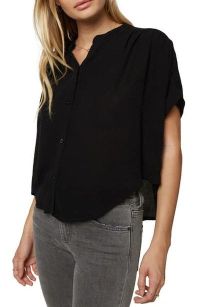 Shop O'neill Shelly Woven Blouse In Black