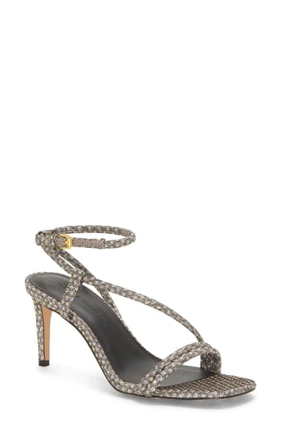 Shop Rebecca Minkoff Nanine Sandal In Silver/ Gold Glitter