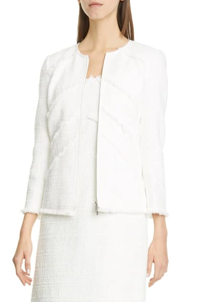 Shop Lafayette 148 Reynolds Jacket In Cloud