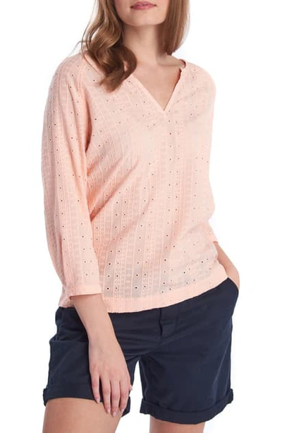 Barbour Overboard Top In Pale Coral | ModeSens