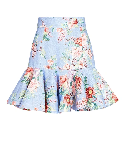 Shop Zimmermann Bellitude Flip Mini Skirt In Multi