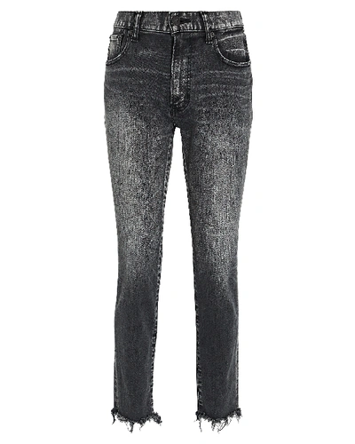 Shop Moussy Vintage Westcliffe High-rise Skinny Jeans In Faded Black