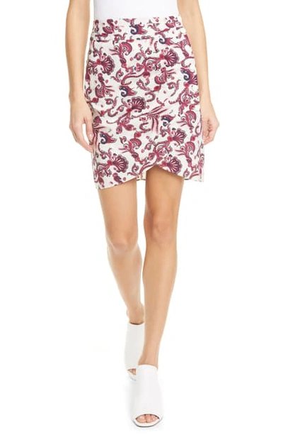 Shop Ba&sh Roster Paisley Print Tulip Skirt In Off White