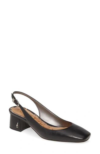 Shop Sam Edelman Tamra Slingback Pump In Black