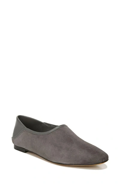 Shop Vince Branine Flat In Steel