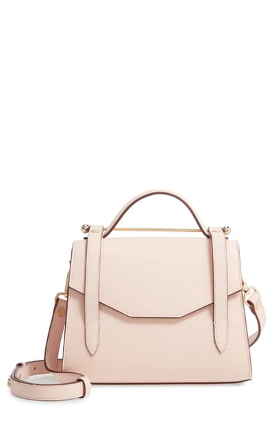 Shop Strathberry Mini Allegro Calfskin Leather Tote In Soft Pink