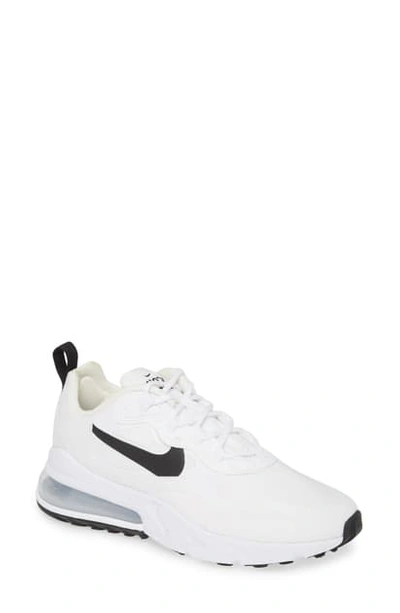 Shop Nike Air Max 270 React Sneaker In White/ Black/ Metallic Silver