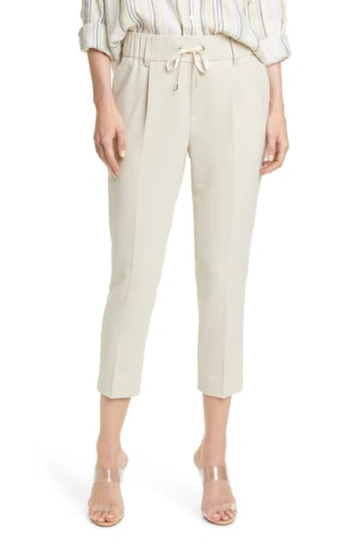Shop Atm Anthony Thomas Melillo Micro Twill Pull On Pants In Faded Khaki