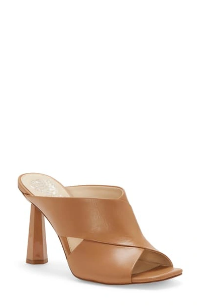 Shop Vince Camuto Averessa Slide Sandal In Bisque Leather