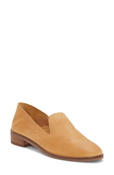 Shop Lucky Brand Cahill Flat In Sienna Leather