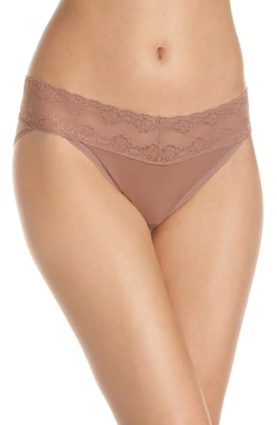 Shop Natori Bliss Perfection Bikini In Cinnamon