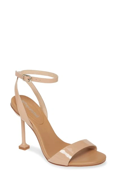 Shop Jeffrey Campbell Angelic Ankle Strap Sandal In Nude