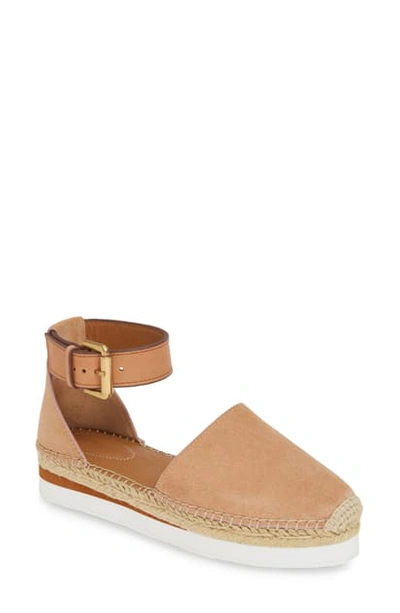 Shop See By Chloé Glyn Espadrille In Cipria