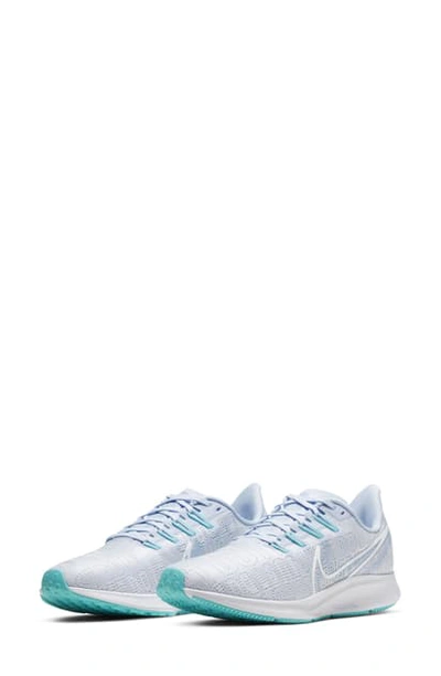 Shop Nike Air Zoom Pegasus 36 Premium Running Shoe In Football Grey/ White/ Blue