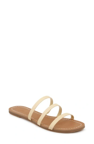 Shop Splendid Splenid Meaghan Slide Sandal In Limoncello Leather