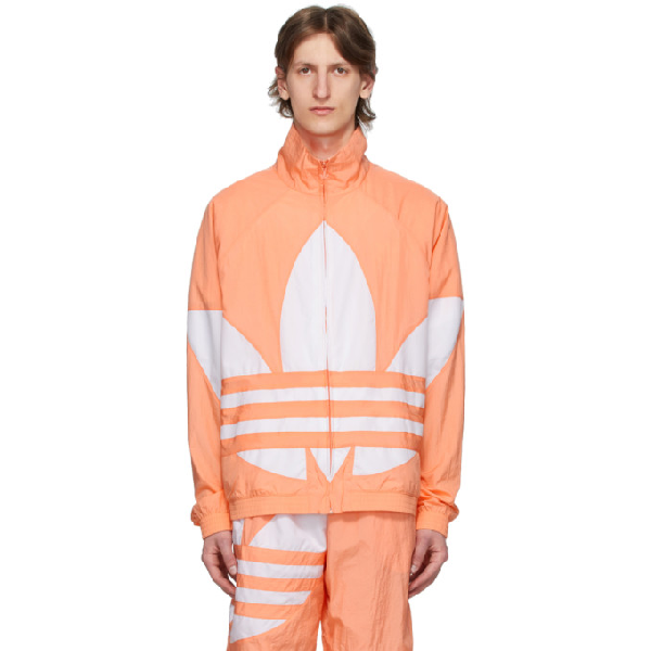 coral adidas track jacket