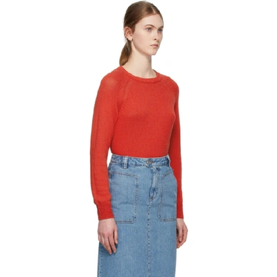 Shop A.p.c. Red Gina Sweater