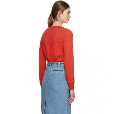 Shop A.p.c. Red Gina Sweater