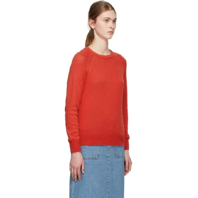 Shop A.p.c. Red Gina Sweater