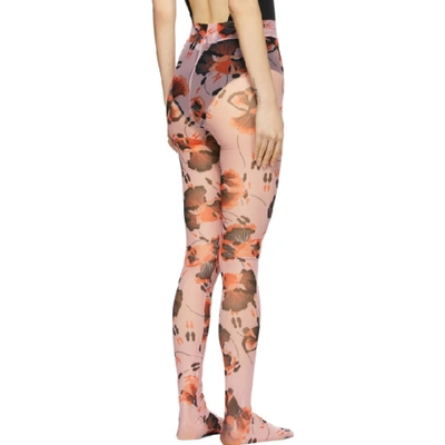 Shop Henrik Vibskov Pink Pollen Tights