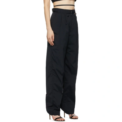 Shop Markoo Black 'the Pleat' Trousers