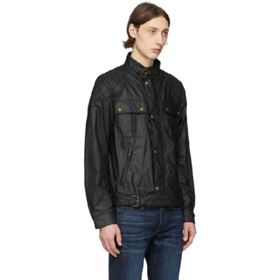 Shop Belstaff Black Brookstone Jacket In 90000 Black