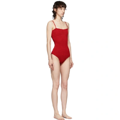 Shop Hunza G Red Maria Swimsuit