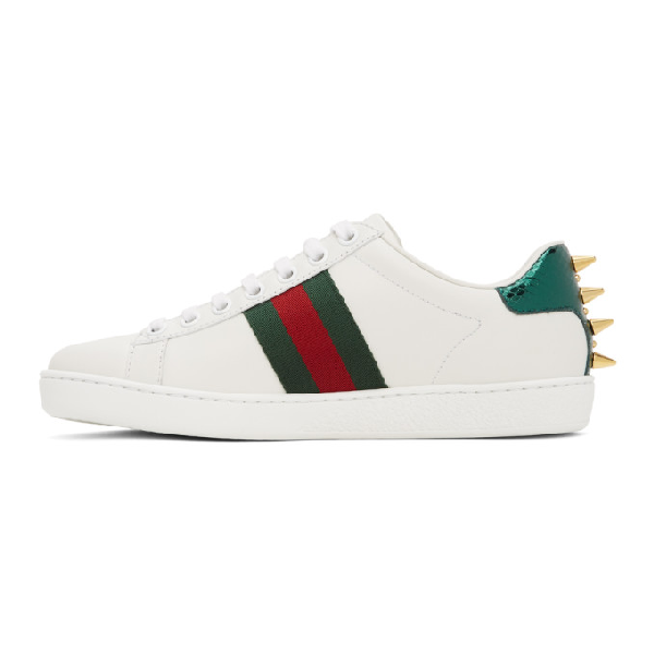 gucci pearl studded sneakers