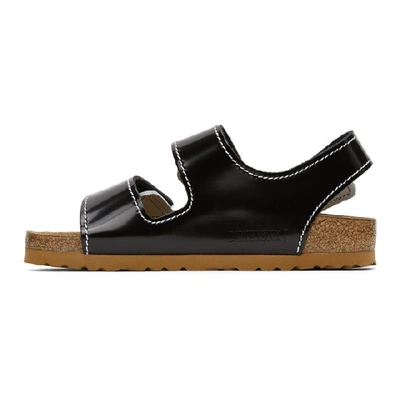 Shop Proenza Schouler Black And White Birkenstock Edition Milano Sandals In Blk/wht