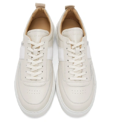 Shop Tiger Of Sweden Off-white Salo Sneakers In T4z Offwhit