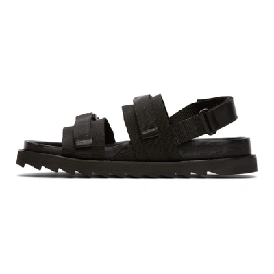 Shop Tiger Of Sweden Black Jordan Sandals In 050 Black