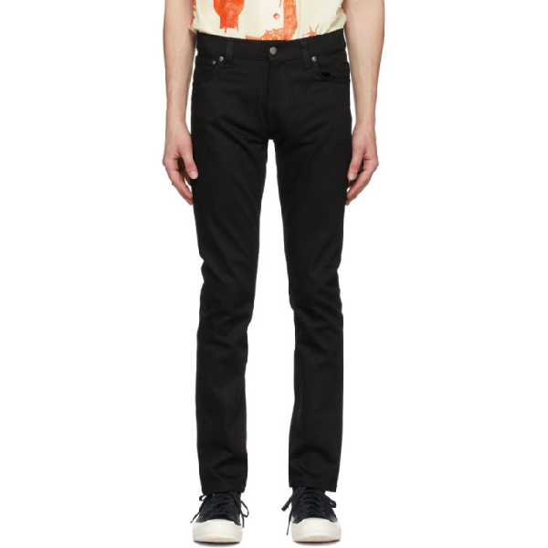 nudie thin finn dry cold black