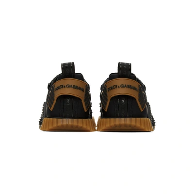 Shop Dolce & Gabbana Dolce And Gabbana Black Ns1 Sneakers In 8b956 Black
