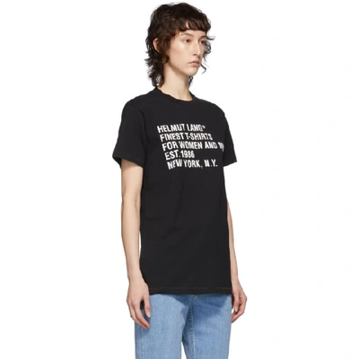 Shop Helmut Lang Black Standard T-shirt In Basalt Black