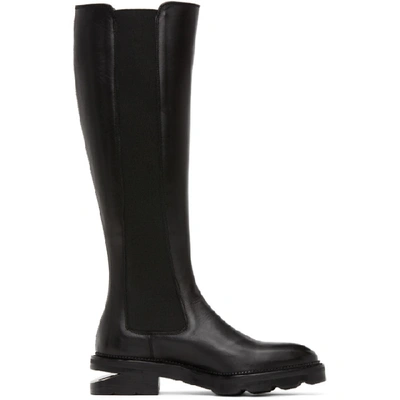 Shop Alexander Wang Black Andy Riding Boots