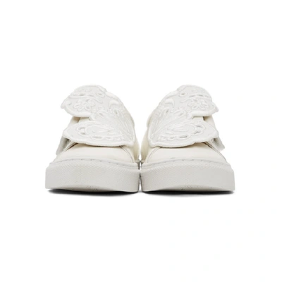 Shop Sophia Webster White Butterfly Sneakers