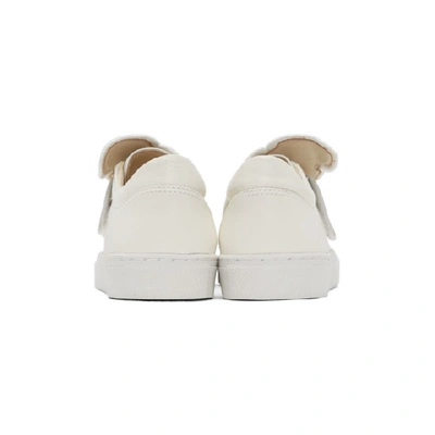 Shop Sophia Webster White Butterfly Sneakers