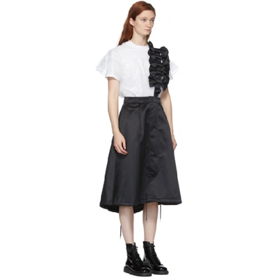 Shop Noir Kei Ninomiya Black Bow Detail Suspender Skirt In 1 Black