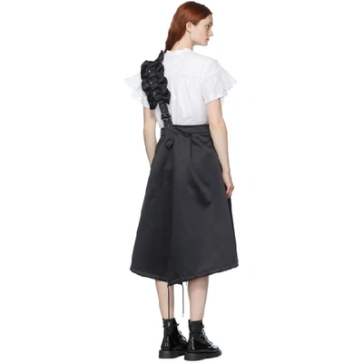 Shop Noir Kei Ninomiya Black Bow Detail Suspender Skirt In 1 Black