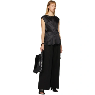 Shop Ann Demeulemeester Black Palomar Trousers In 099 Black